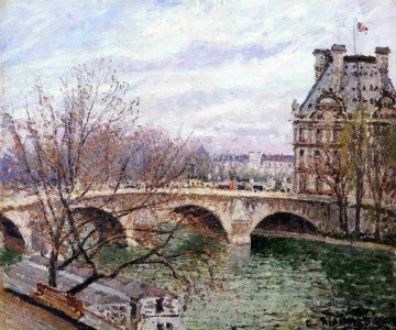  Landscapes Art - the pont royal and the pavillion de flore Camille Pissarro Landscapes brook